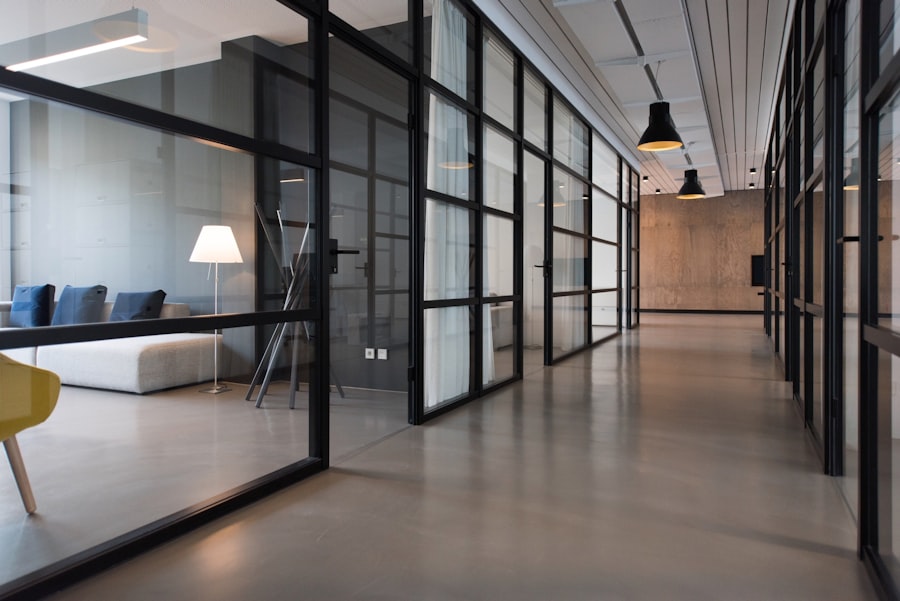 A clear, streak-free glazed interior flooded with soft natural light
